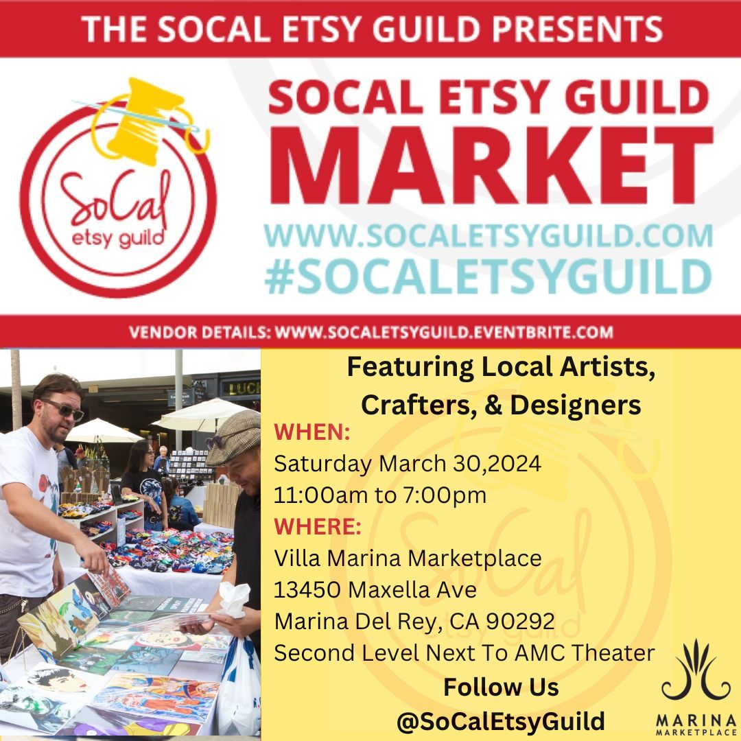 Marina Del Rey Market 2 SoCal Etsy Guild Market