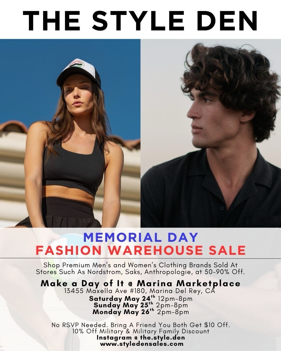 THE STYLE DEN – Memorial Day Fashion Warehouse Sale icon
